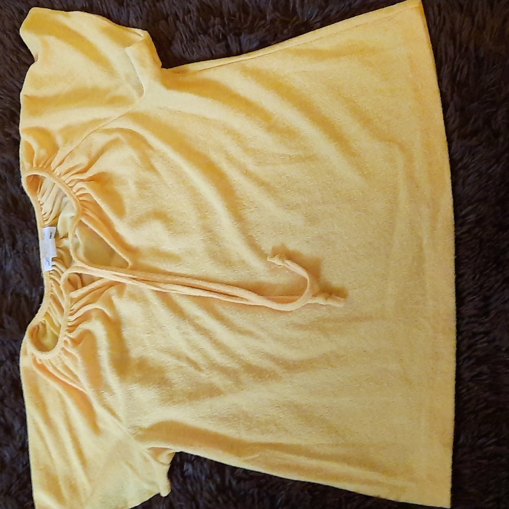 Vintage Yellow Women's Top